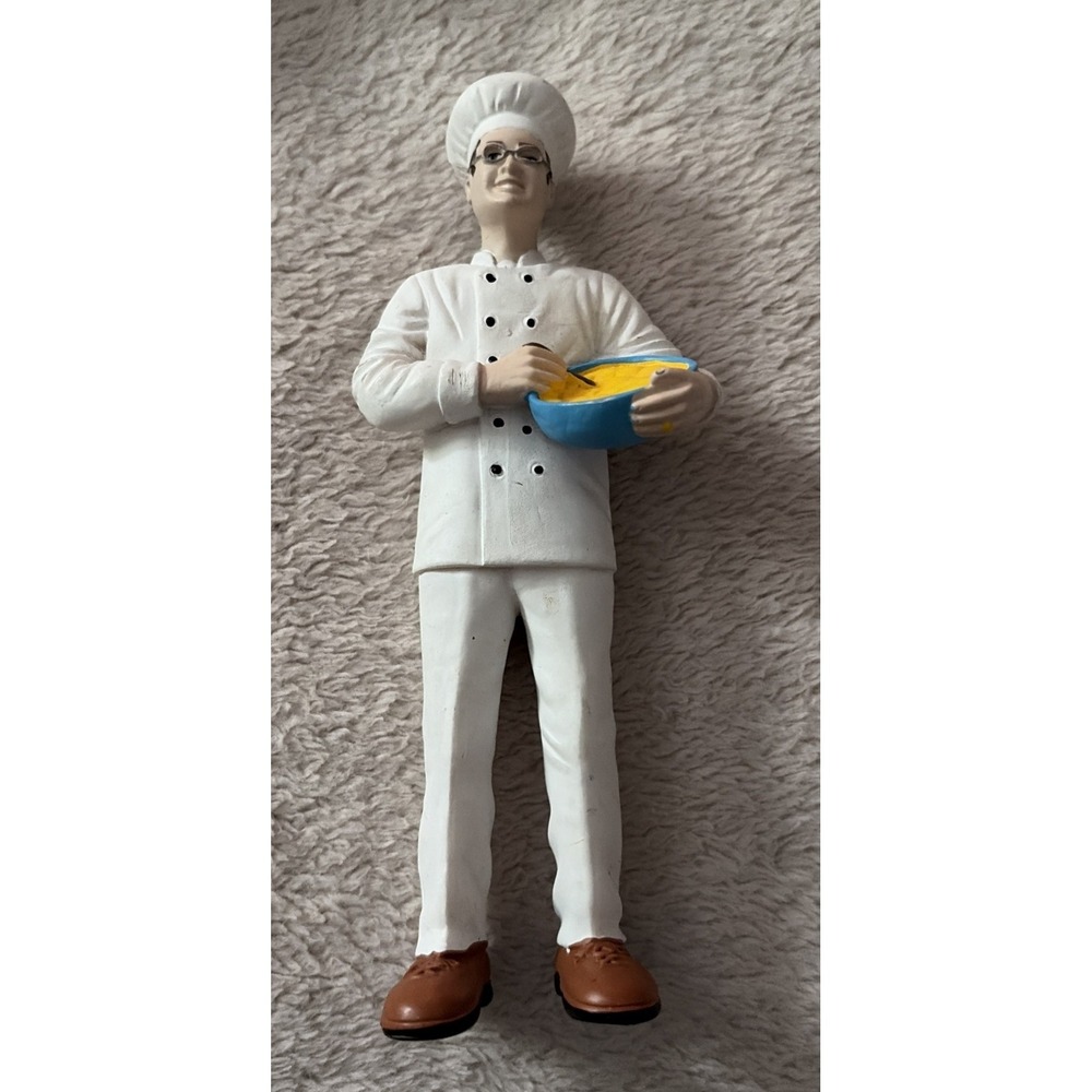 Lakeshore Community Helper Worker Rare Learning Kids Figure Chef Baker Cook